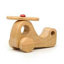 اسباب بازی چوبی مدل هلی کوپتر چوبی راش